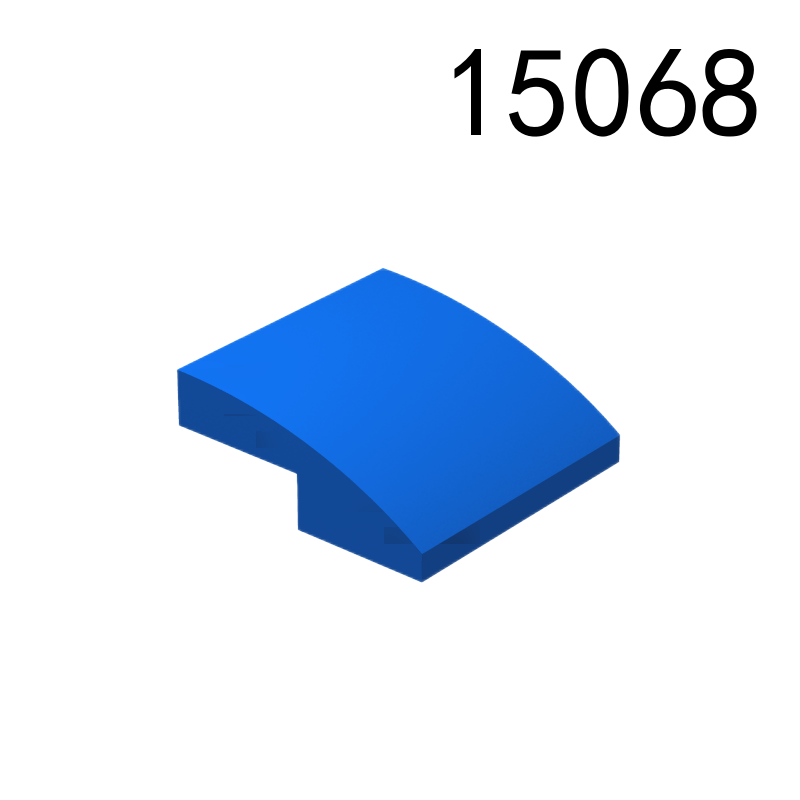 Item No: 15068  Slope, Curved 2 x 2 x 2/3 Alternate Item No: 78565 Chinese Compatible with LEGO