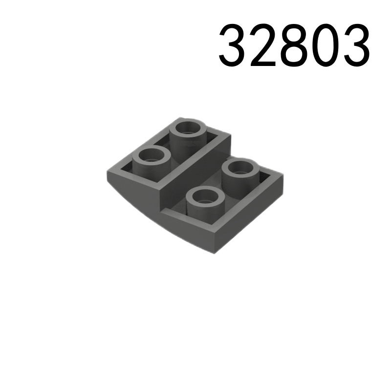 Item No: 32803  Slope, Curved 2 x 2 x 2/3 Inverted Chinese Compatible with LEGO
