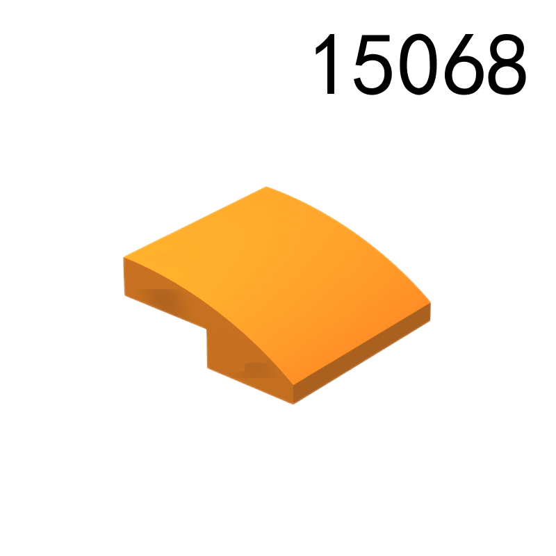 Item No: 15068  Slope, Curved 2 x 2 x 2/3 Alternate Item No: 78565 Chinese Compatible with LEGO
