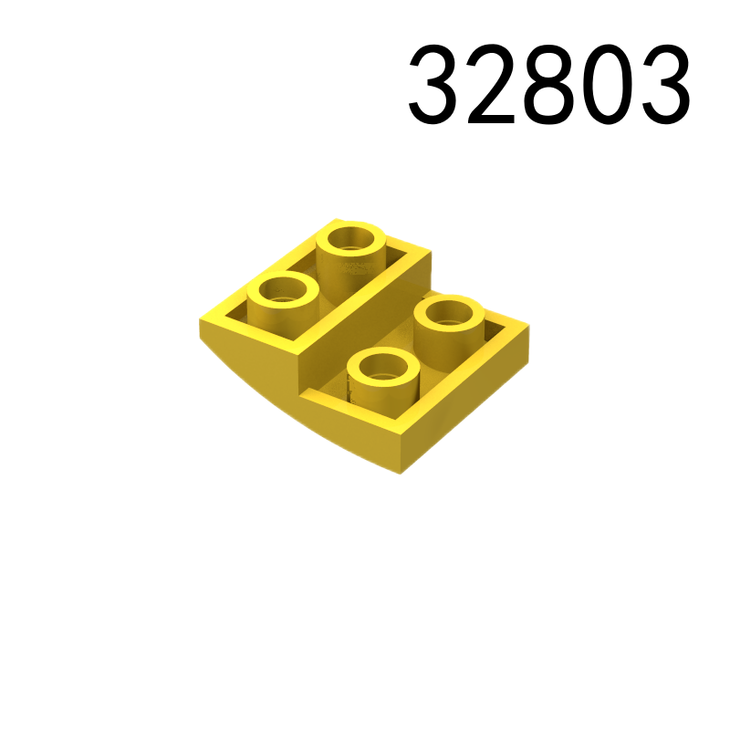 Item No: 32803  Slope, Curved 2 x 2 x 2/3 Inverted Chinese Compatible with LEGO
