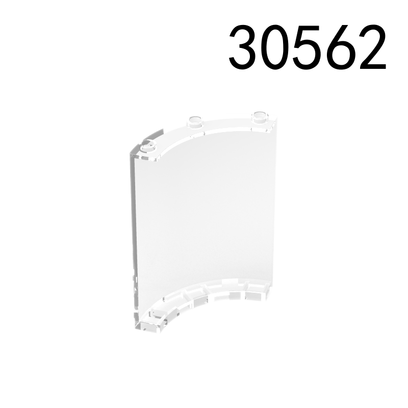 Item No: 30562  Cylinder Quarter 4 x 4 x 6  Alternate Item No: 35276, 46361 Chinese Compatible with LEGO
