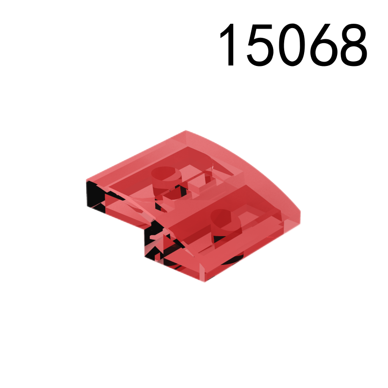 Item No: 15068  Slope, Curved 2 x 2 x 2/3 Alternate Item No: 78565 Chinese Compatible with LEGO