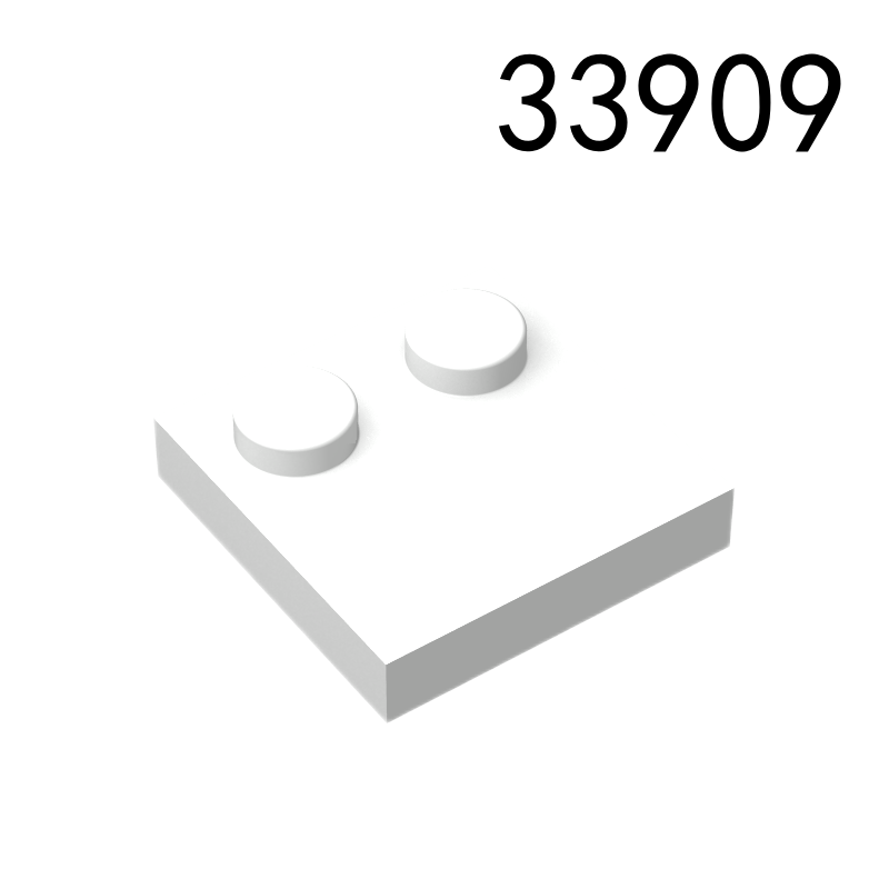 Item No: 33909 Tile, Modified 2 x 2 with Studs on Edge  Alternate Item No: 100767 Chinese Compatible with LEGO