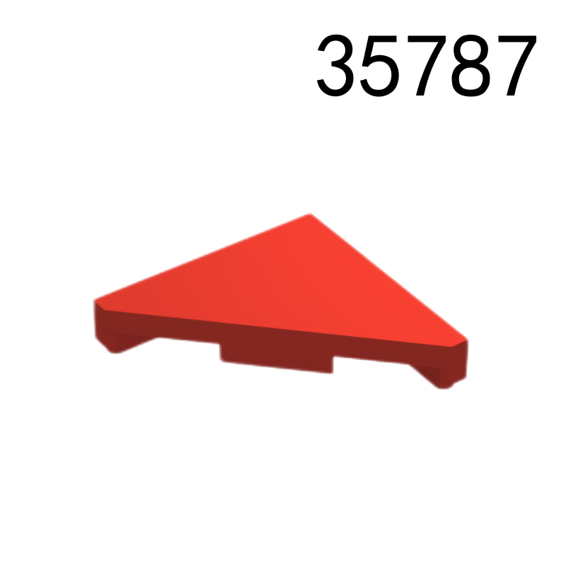 Item No: 35787  Tile, Modified 2 x 2 Triangular Alternate Item No: 66142, 69537 Chinese Compatible with LEGO