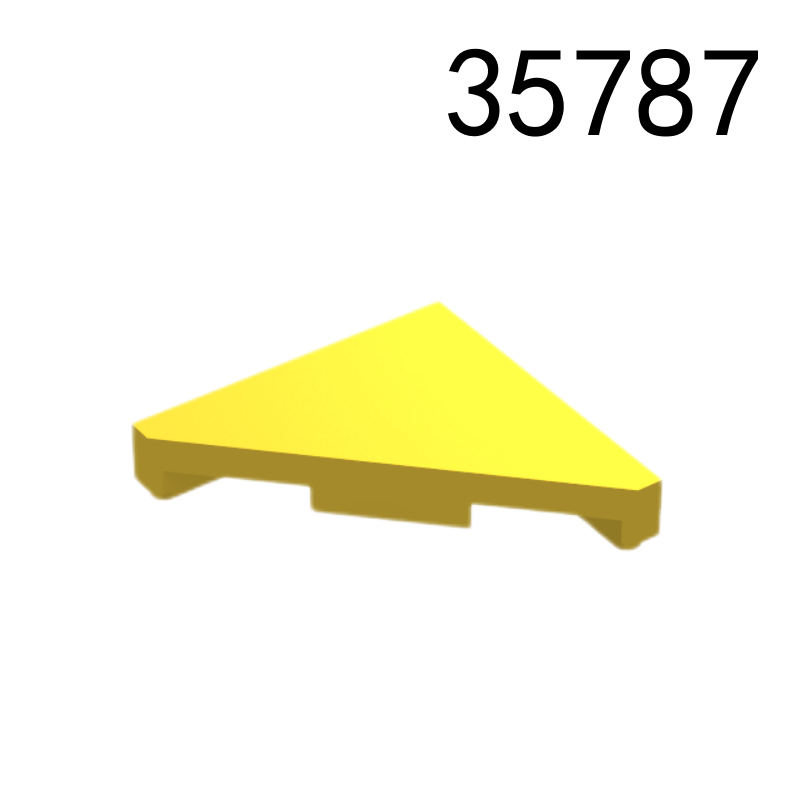 Item No: 35787  Tile, Modified 2 x 2 Triangular Alternate Item No: 66142, 69537 Chinese Compatible with LEGO