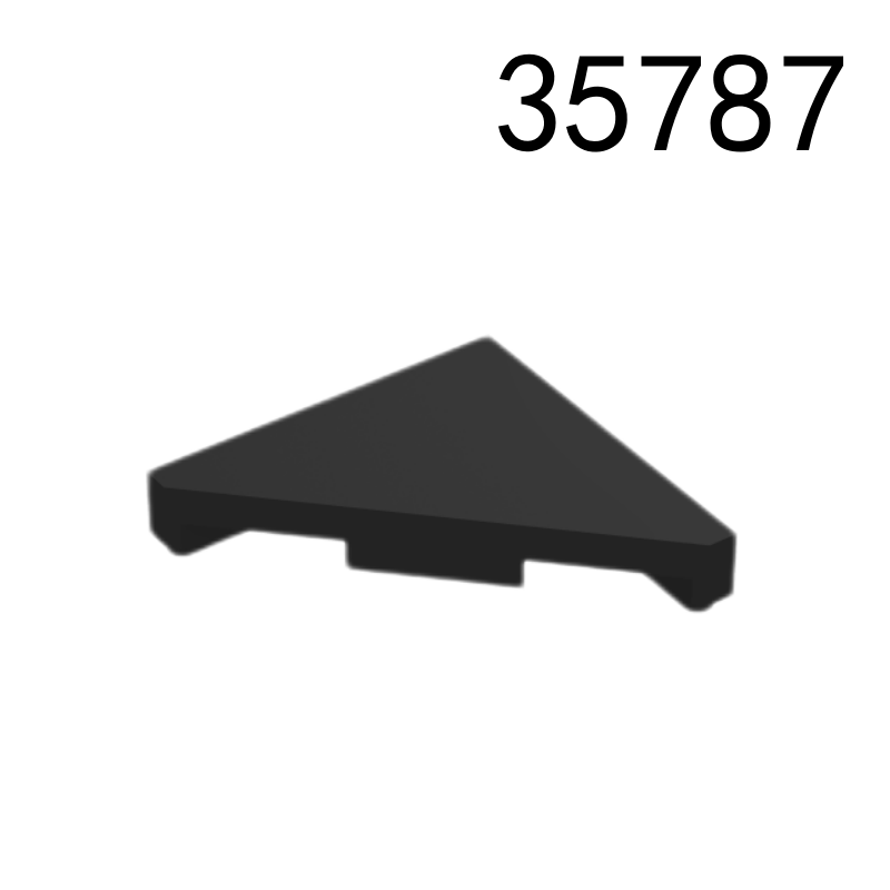 Item No: 35787  Tile, Modified 2 x 2 Triangular Alternate Item No: 66142, 69537 Chinese Compatible with LEGO