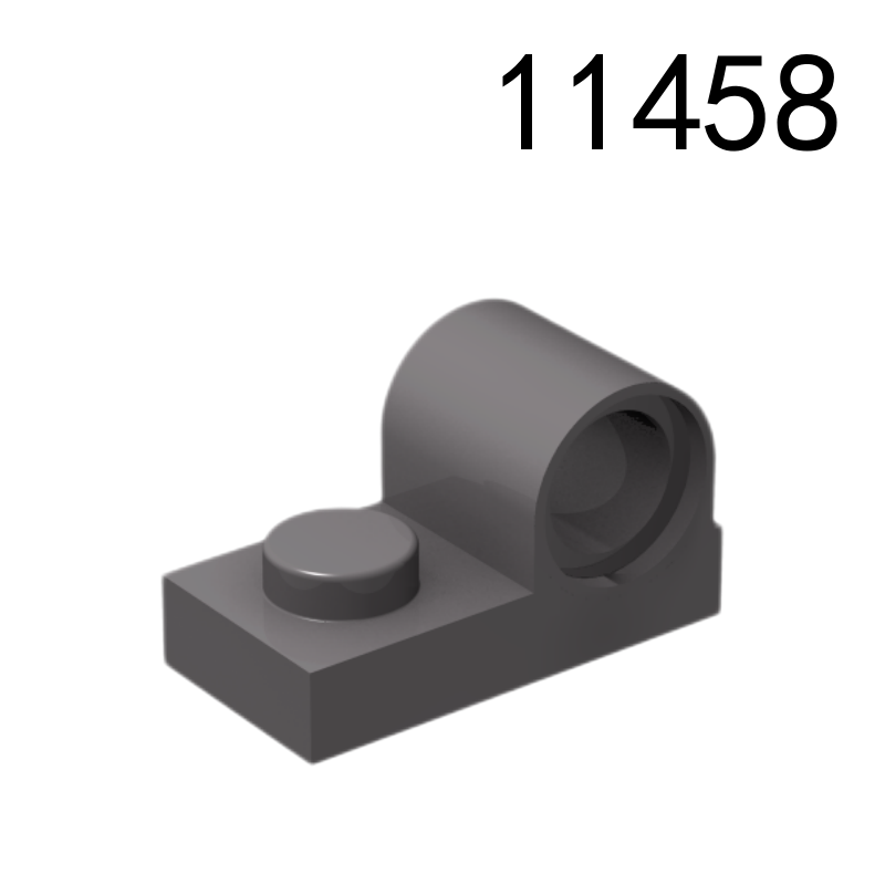 Item No: 11458  Plate, Modified 1 x 2 with Pin Hole on Top Chinese Compatible with LEGO