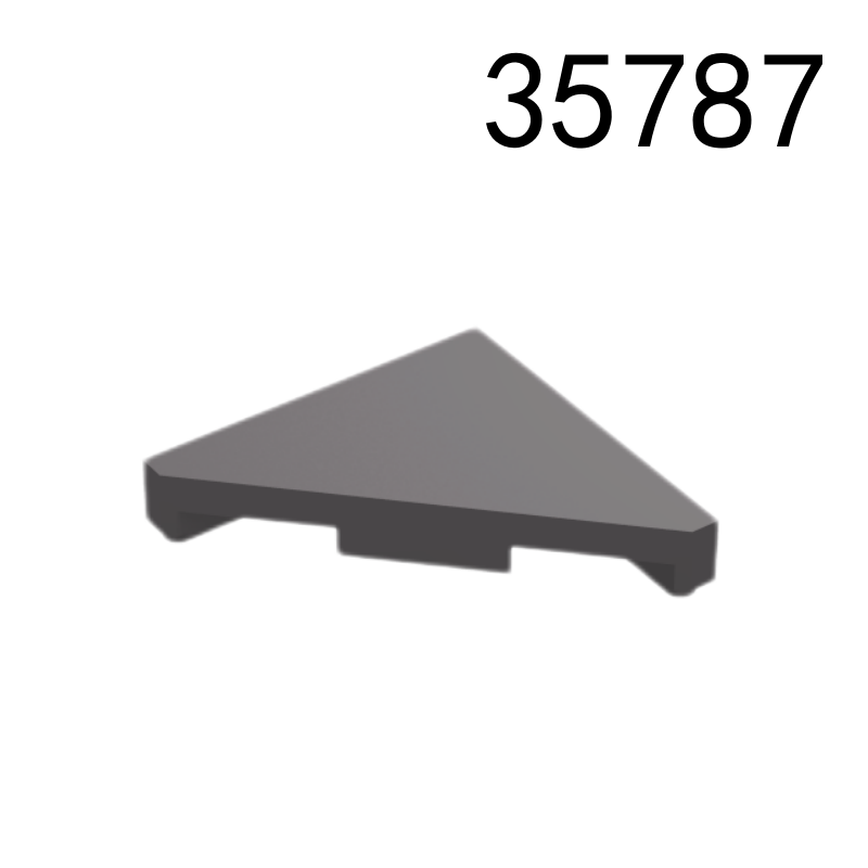 Item No: 35787  Tile, Modified 2 x 2 Triangular Alternate Item No: 66142, 69537 Chinese Compatible with LEGO