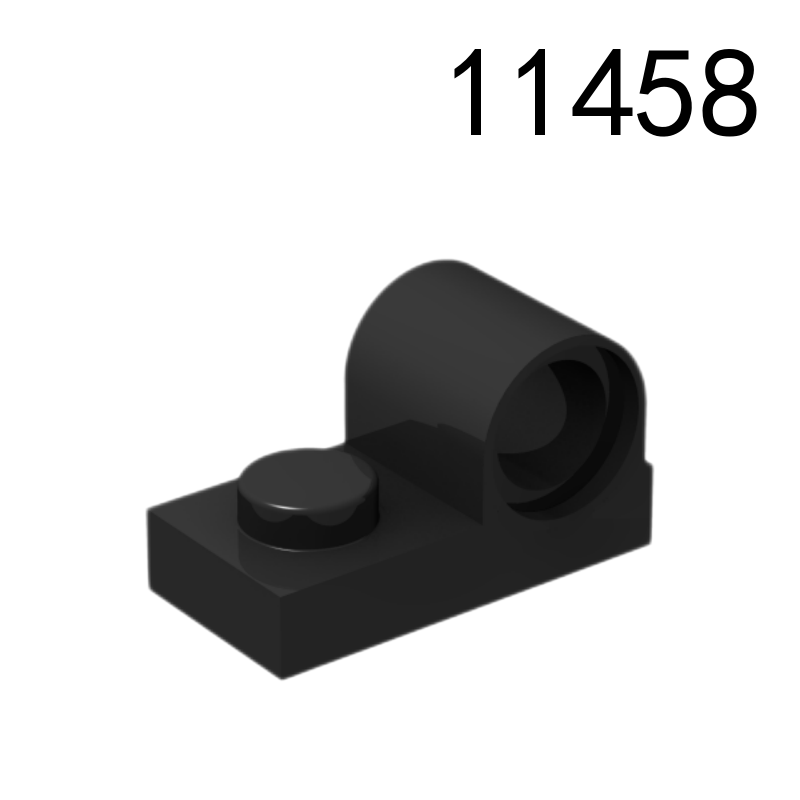 Item No: 11458  Plate, Modified 1 x 2 with Pin Hole on Top Chinese Compatible with LEGO