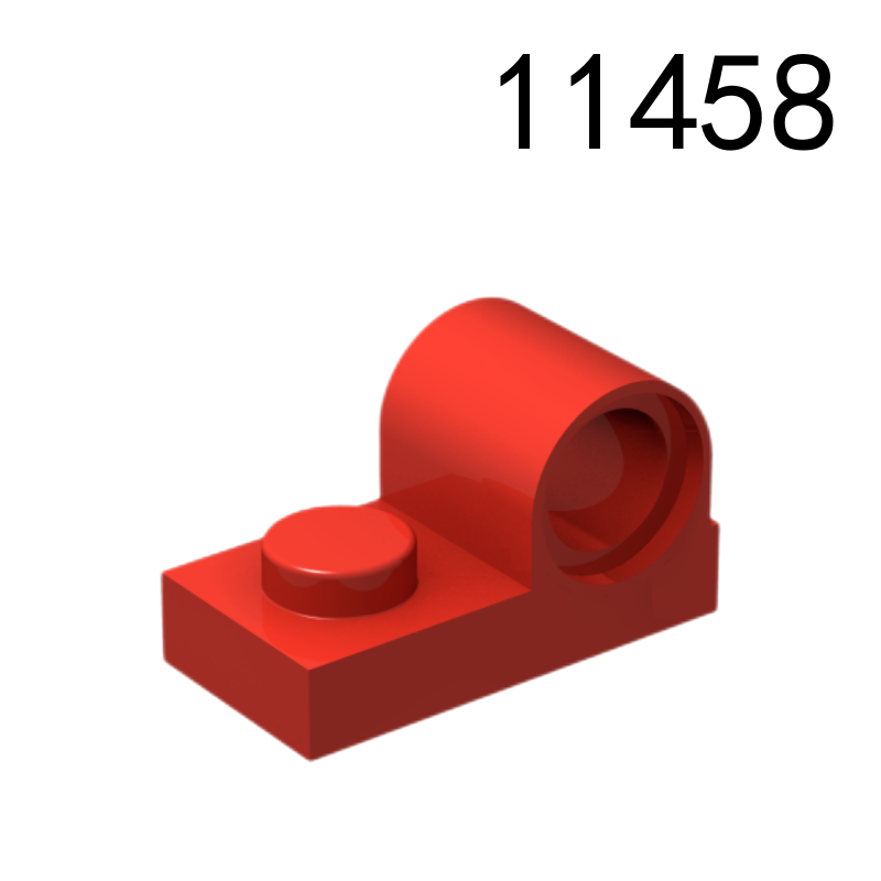 Item No: 11458  Plate, Modified 1 x 2 with Pin Hole on Top Chinese Compatible with LEGO