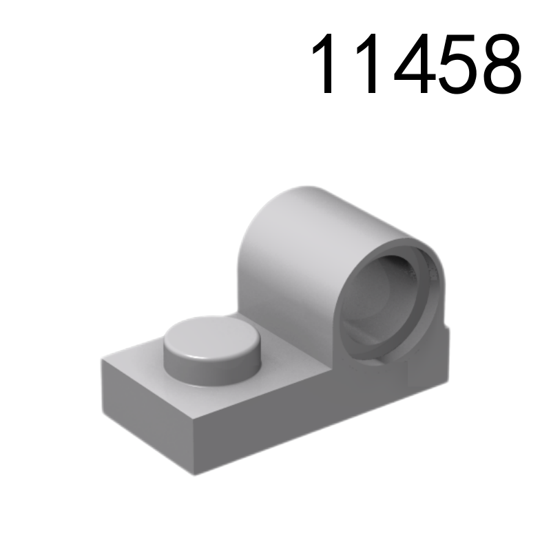 Item No: 11458  Plate, Modified 1 x 2 with Pin Hole on Top Chinese Compatible with LEGO