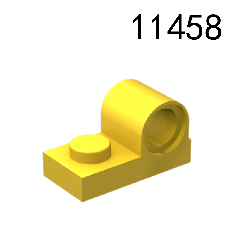 Item No: 11458  Plate, Modified 1 x 2 with Pin Hole on Top Chinese Compatible with LEGO