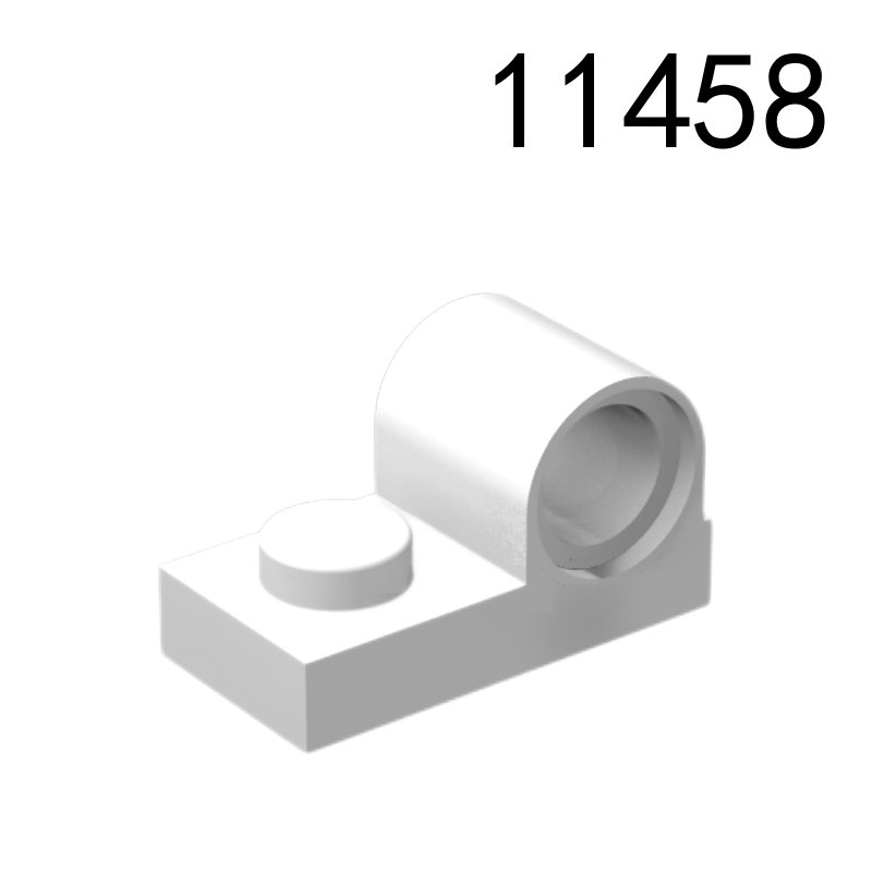 Item No: 11458  Plate, Modified 1 x 2 with Pin Hole on Top Chinese Compatible with LEGO