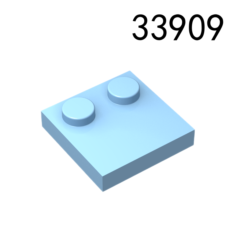 Item No: 33909 Tile, Modified 2 x 2 with Studs on Edge  Alternate Item No: 100767 Chinese Compatible with LEGO