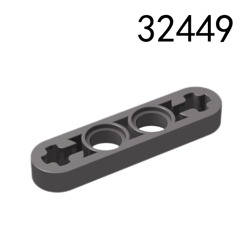 Item No: 32449  Technic, Liftarm Thin 1 x 4 - Axle Holes  Alternate Item No: 63782 Chinese Compatible with LEGO