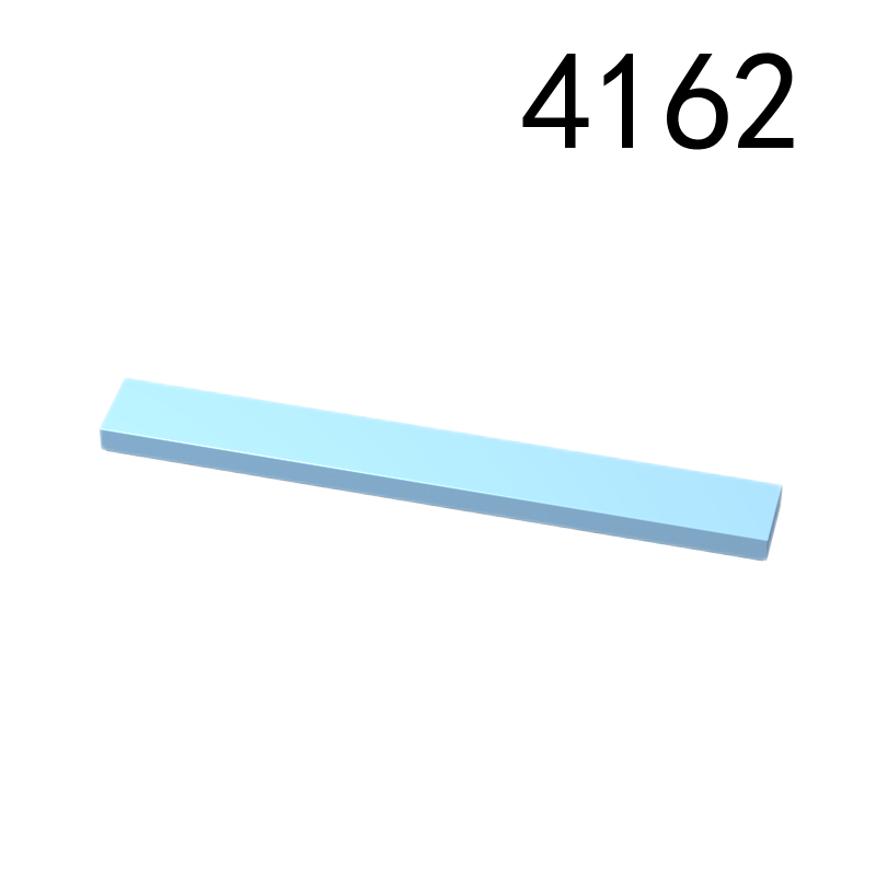 Item No: 4162  Tile 1 x 8  Alternate Item No: 40929 Chinese Compatible with LEGO
