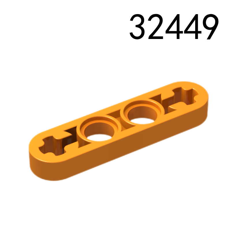 Item No: 32449  Technic, Liftarm Thin 1 x 4 - Axle Holes  Alternate Item No: 63782 Chinese Compatible with LEGO