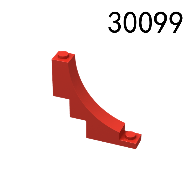 Item No: 30099  Arch 1 x 5 x 4 Inverted  Alternate Item No: 4294 Chinese Compatible with LEGO