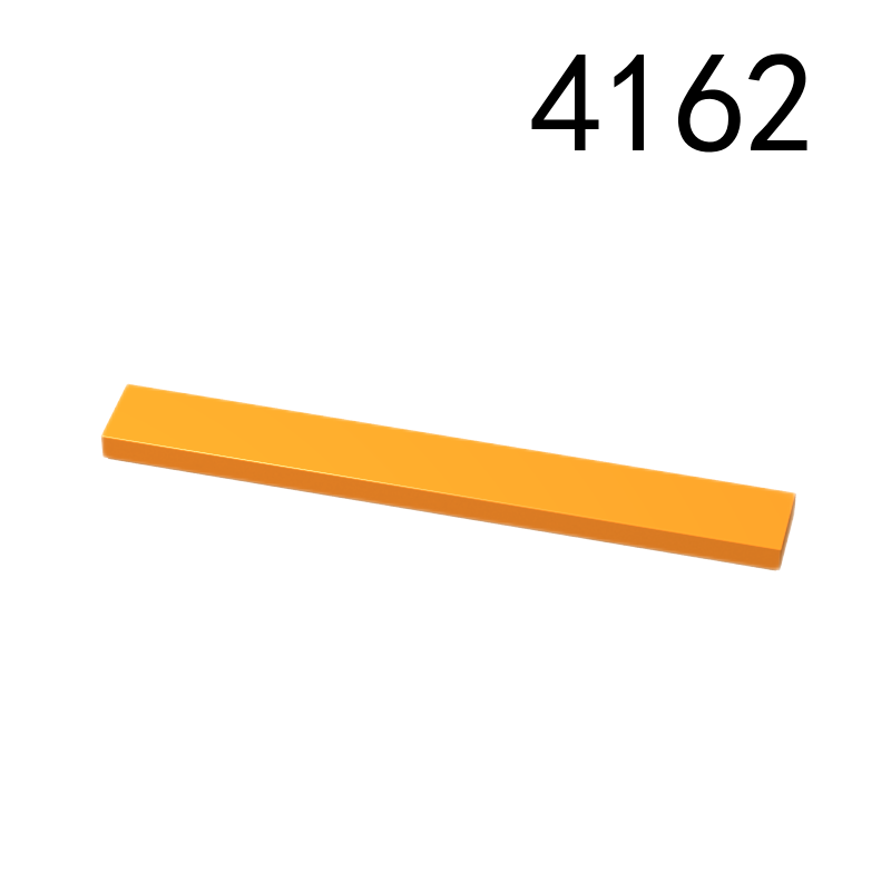 Item No: 4162  Tile 1 x 8  Alternate Item No: 40929 Chinese Compatible with LEGO