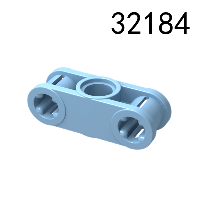 Item No: 32184 Technic, Axle and Pin Connector Perpendicular 3L with Center Pin Hole   Alternate Item No: 42142 Chinese Compatible with LEGO