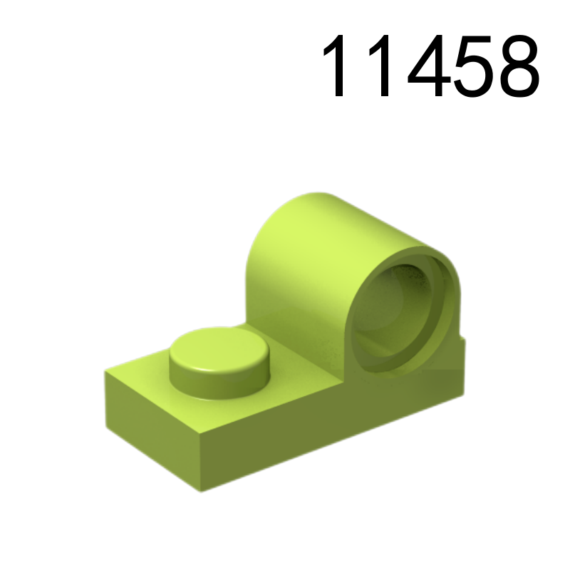 Item No: 11458  Plate, Modified 1 x 2 with Pin Hole on Top Chinese Compatible with LEGO