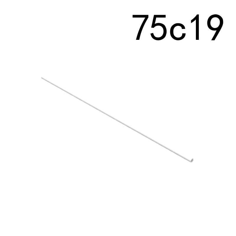 Item No: 75c19  Hose, Rigid 3mm D. 19L / 15.2cm  Alternate Item No: 43453, 47041, 47043, 76257, 76268 Chinese Compatible with LEGO