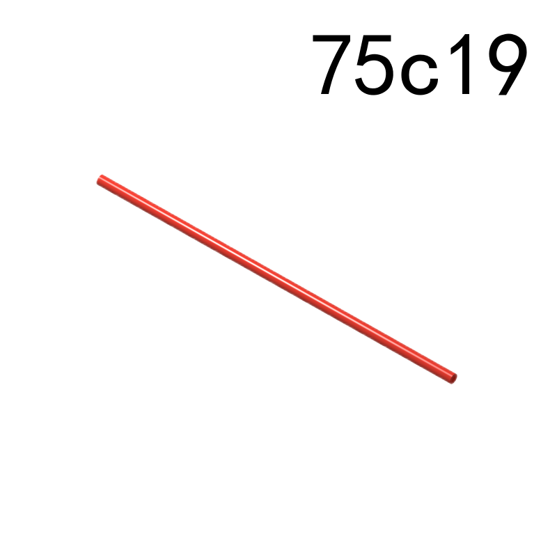 Item No: 75c19  Hose, Rigid 3mm D. 19L / 15.2cm  Alternate Item No: 43453, 47041, 47043, 76257, 76268 Chinese Compatible with LEGO