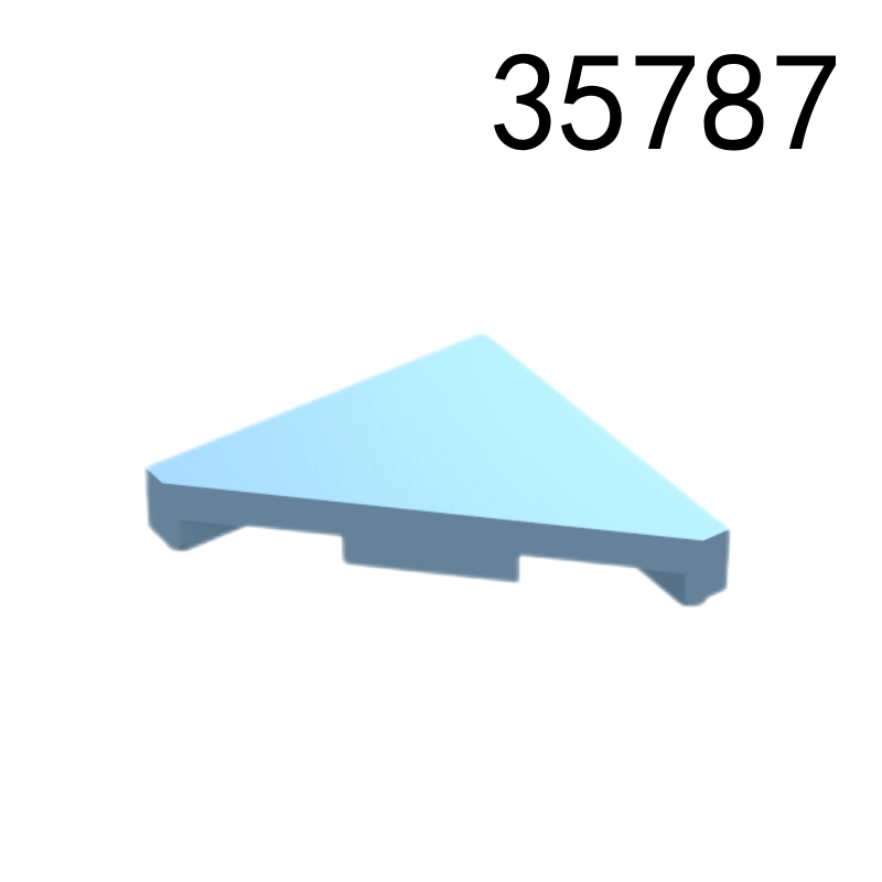 Item No: 35787  Tile, Modified 2 x 2 Triangular Alternate Item No: 66142, 69537 Chinese Compatible with LEGO