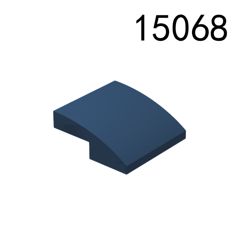 Item No: 15068  Slope, Curved 2 x 2 x 2/3 Alternate Item No: 78565 Chinese Compatible with LEGO