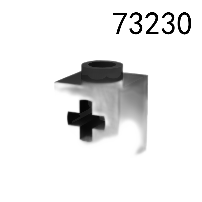 Item No: 73230 Technic, Brick 1 x 1 with Axle Hole Chinese Compatible with LEGO