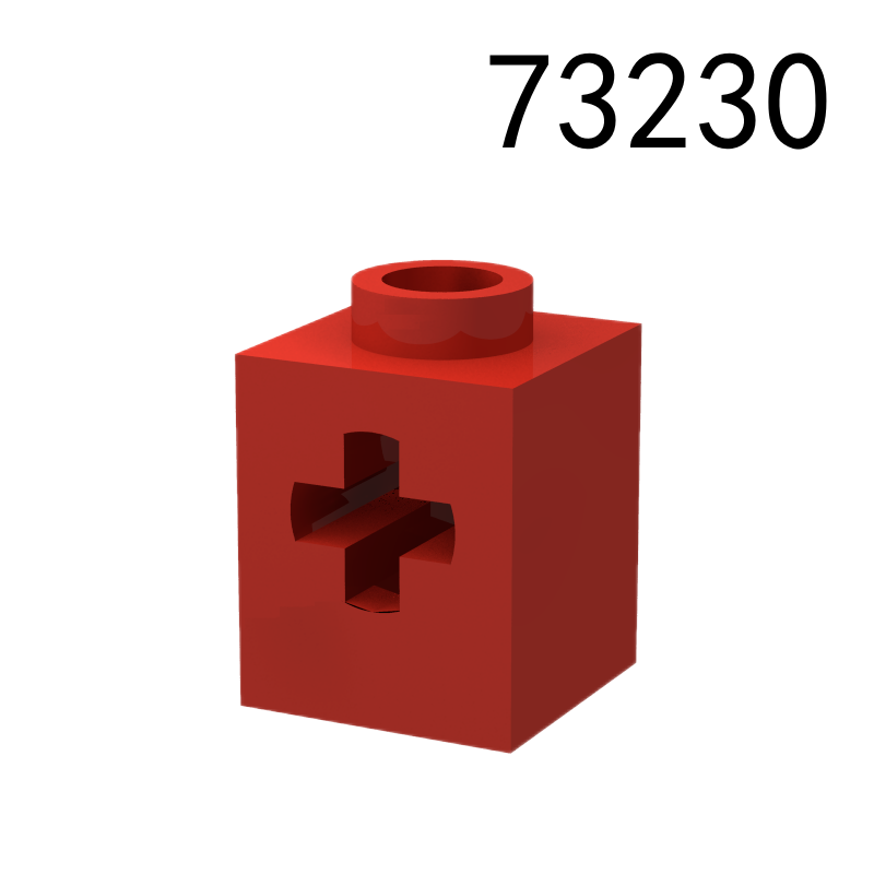 Item No: 73230 Technic, Brick 1 x 1 with Axle Hole Chinese Compatible with LEGO