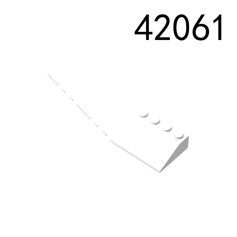 Item No: 42061 Wedge 12 x 3 Left   Alternate Item No: 45172 Chinese Compatible with LEGO