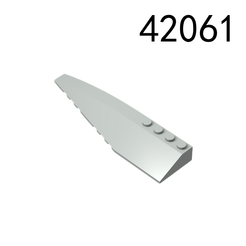 Item No: 42061 Wedge 12 x 3 Left   Alternate Item No: 45172 Chinese Compatible with LEGO