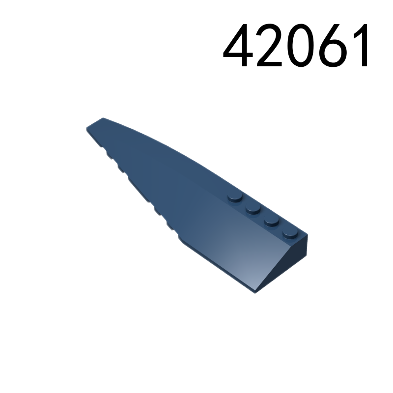 Item No: 42061 Wedge 12 x 3 Left   Alternate Item No: 45172 Chinese Compatible with LEGO