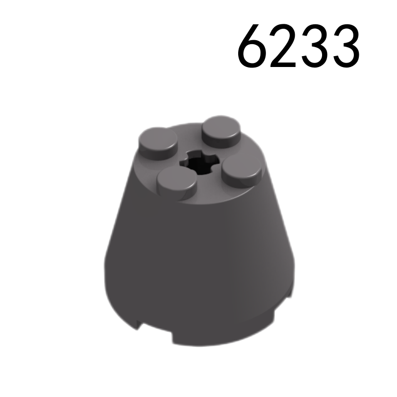 Item No: 6233  Cone 3 x 3 x 2  Alternate Item No: 45176  Chinese Compatible with LEGO