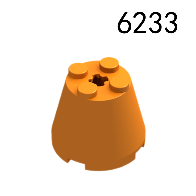 Item No: 6233  Cone 3 x 3 x 2  Alternate Item No: 45176  Chinese Compatible with LEGO