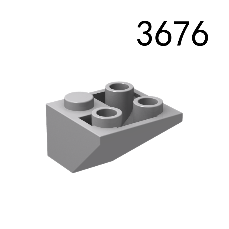 Item No: 3676 Slope, Inverted 45 2 x 2 Double Convex Chinese Compatible with LEGO