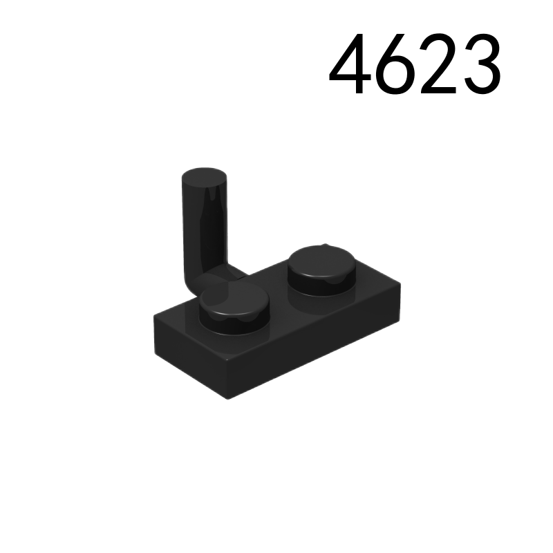 Item No: 4623 Plate, Modified 1 x 2 with Bar Arm Up (Undetermined Type) Chinese Compatible with LEGO