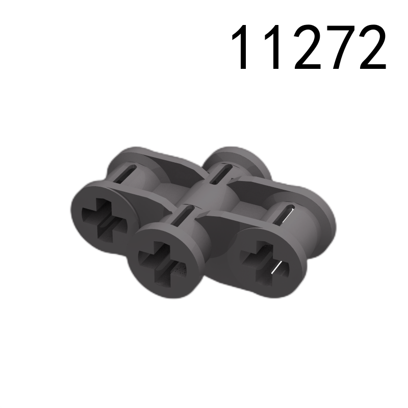 Item No: 11272  Technic, Axle Connector 2 x 3 Quadruple  Alternate Item No: 42797 Chinese Compatible with LEGO