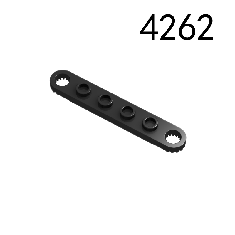 Item No: 4262 Technic, Plate 1 x 6 with Toothed Ends Chinese Compatible with LEGO