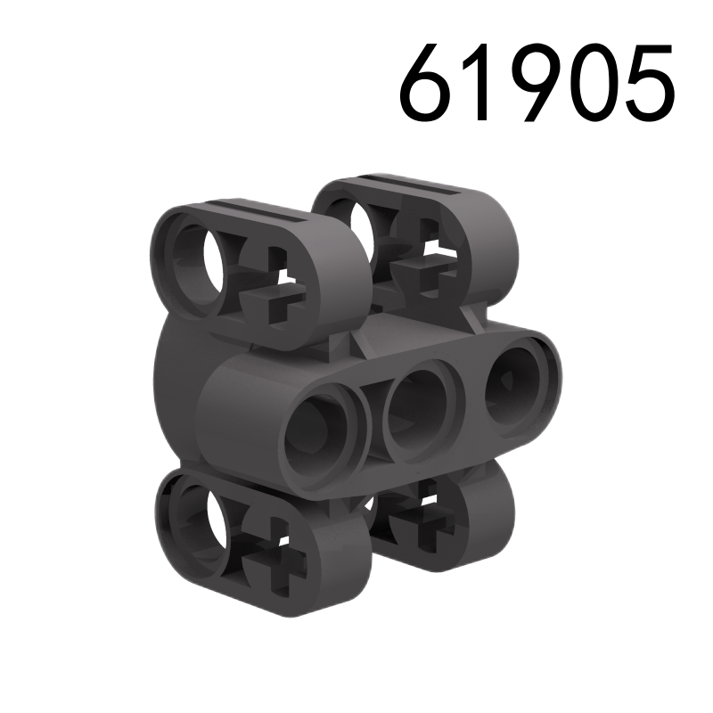 Item No: 61905 Technic, Axle and Pin Connector Block 3 x 3 x 2 (Linear Actuator Holder) Chinese Compatible with LEGO