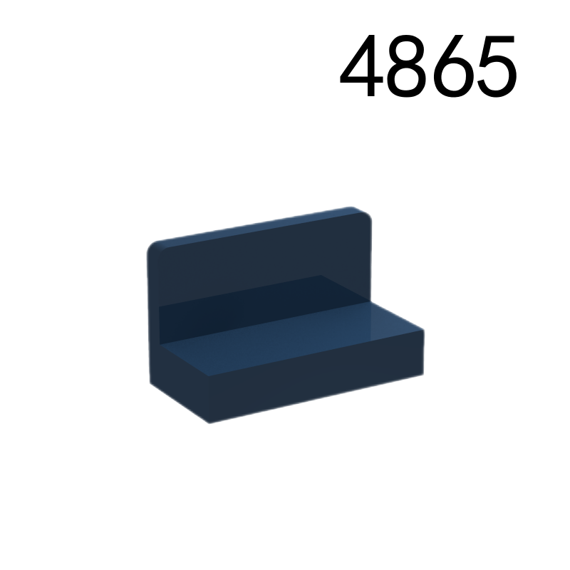 Item No: 4865 Panel 1 x 2 x 1  Alternate Item No: 30010 Chinese Compatible with LEGO