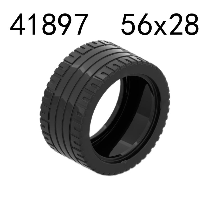 Item No: 41897 Tire 56 x 28 ZR Street Chinese Compatible with LEGO