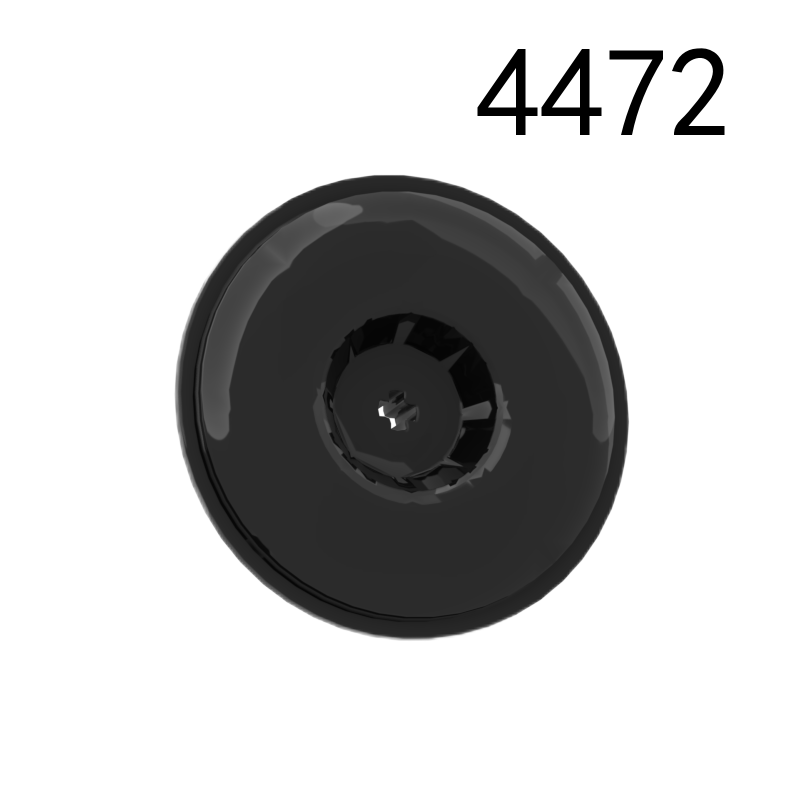 Item No: 4472 Wheel Cover Recessed with Axle Hole - 56mm for Wheel 15038 Chinese Compatible with LEGO