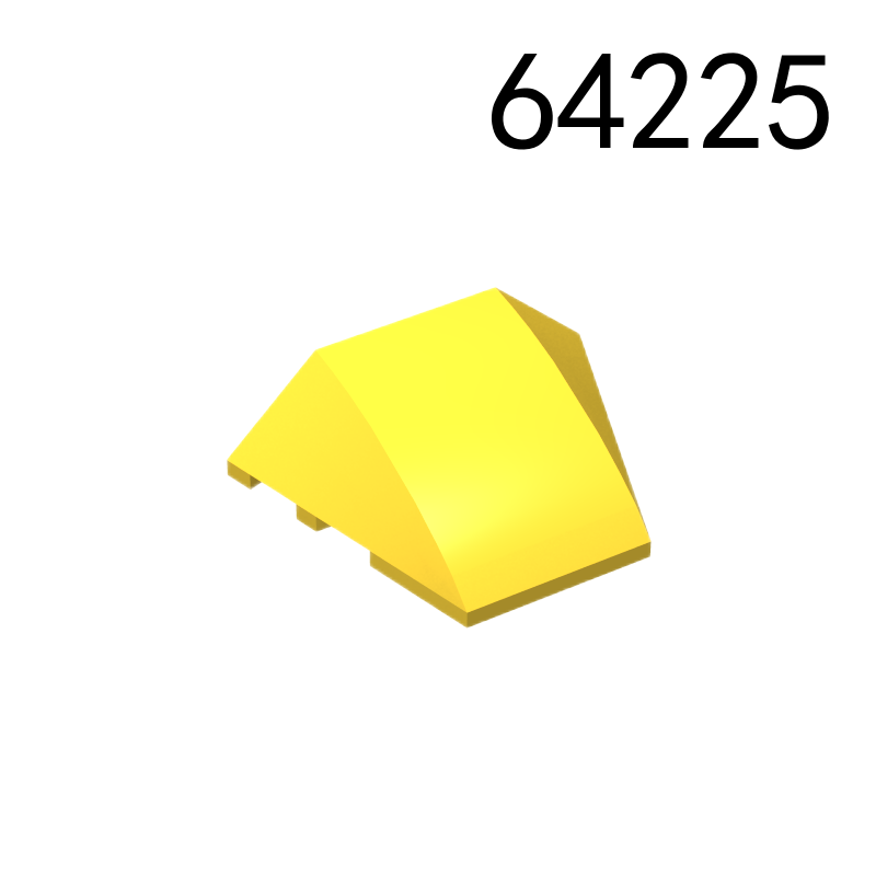 Item No: 64225  Wedge 4 x 3 Triple Curved No Studs   Alternate Item No: 67121 Chinese Compatible with LEGO