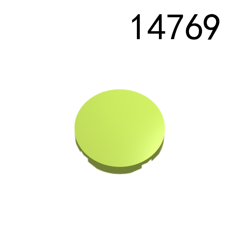 Item No: 14769  Tile, Round 2 x 2 with Bottom Stud Holder Alternate Item No: 83056 Chinese Compatible with LEGO