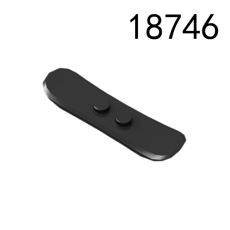 Item No: 18746 Minifigure, Utensil Snowboard Small  Chinese Compatible with LEGO