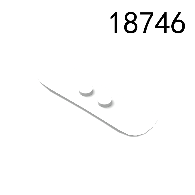 Item No: 18746 Minifigure, Utensil Snowboard Small  Chinese Compatible with LEGO