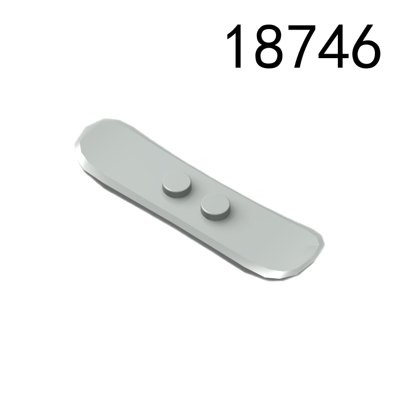 Item No: 18746 Minifigure, Utensil Snowboard Small  Chinese Compatible with LEGO