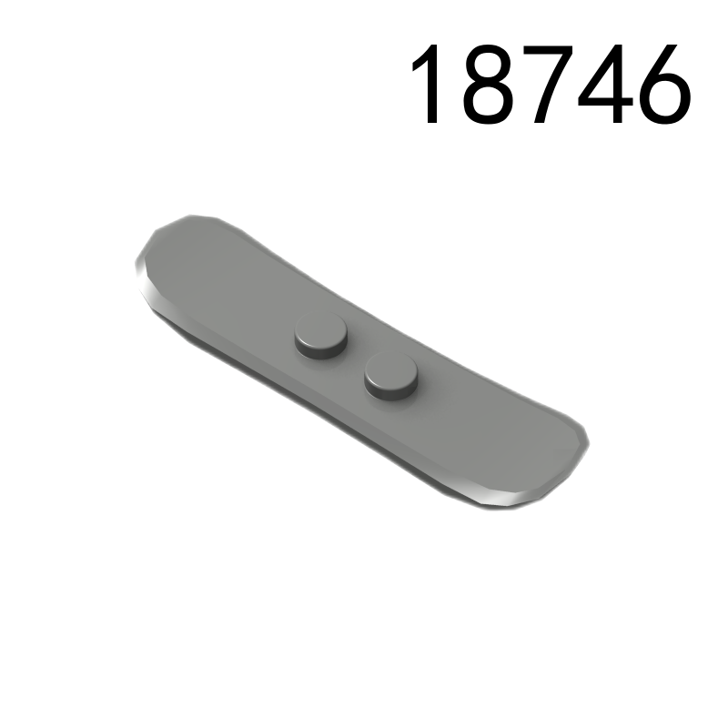 Item No: 18746 Minifigure, Utensil Snowboard Small  Chinese Compatible with LEGO